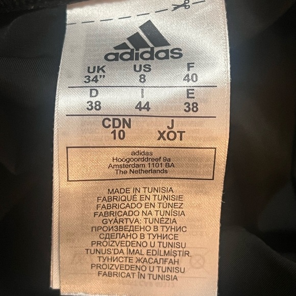 Adidas primeblue classic black and white sport one piece swimsuit - Picture 8 of 9